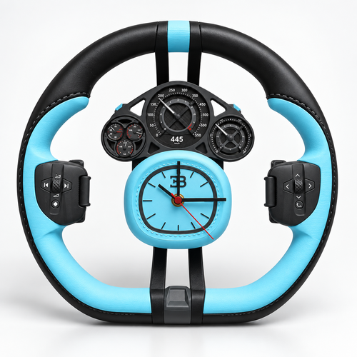 Reloj Decorativo Volante Bugatti | LS STUDIO